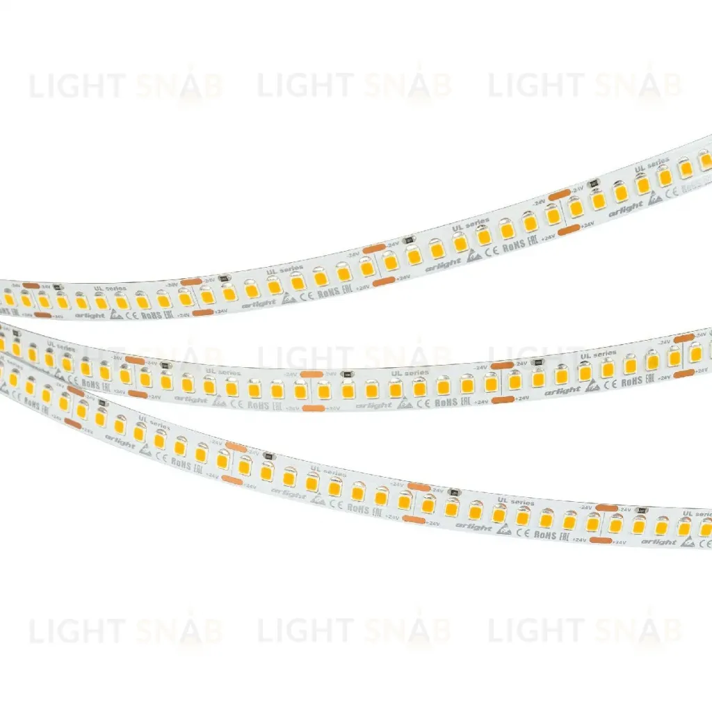 Светодиодная лента Arlight UL-A200-10mm 24V Warm2400 (20 W/m, IP20, 5m) 037223 037223