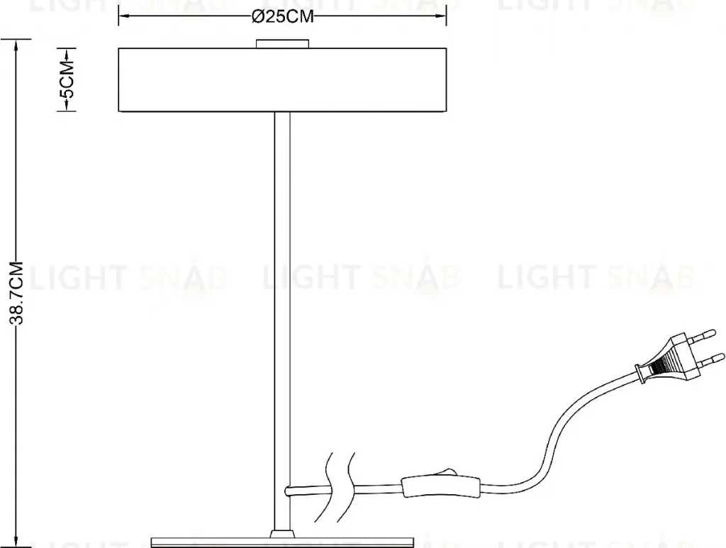 Настольная лампа Arte Lamp Elnath A5038LT-3PB A5038LT-3PB