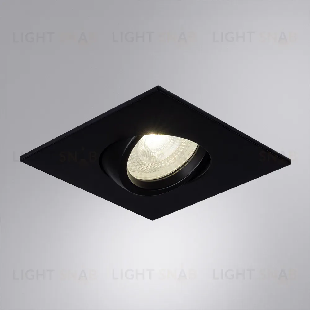 Встраиваемый светильник Arte Lamp Giro A2866PL-1BK A2866PL-1BK