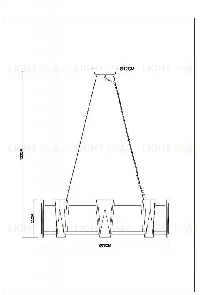 Подвесная люстра Arte Lamp Grato A4079LM-8CC A4079LM-8CC