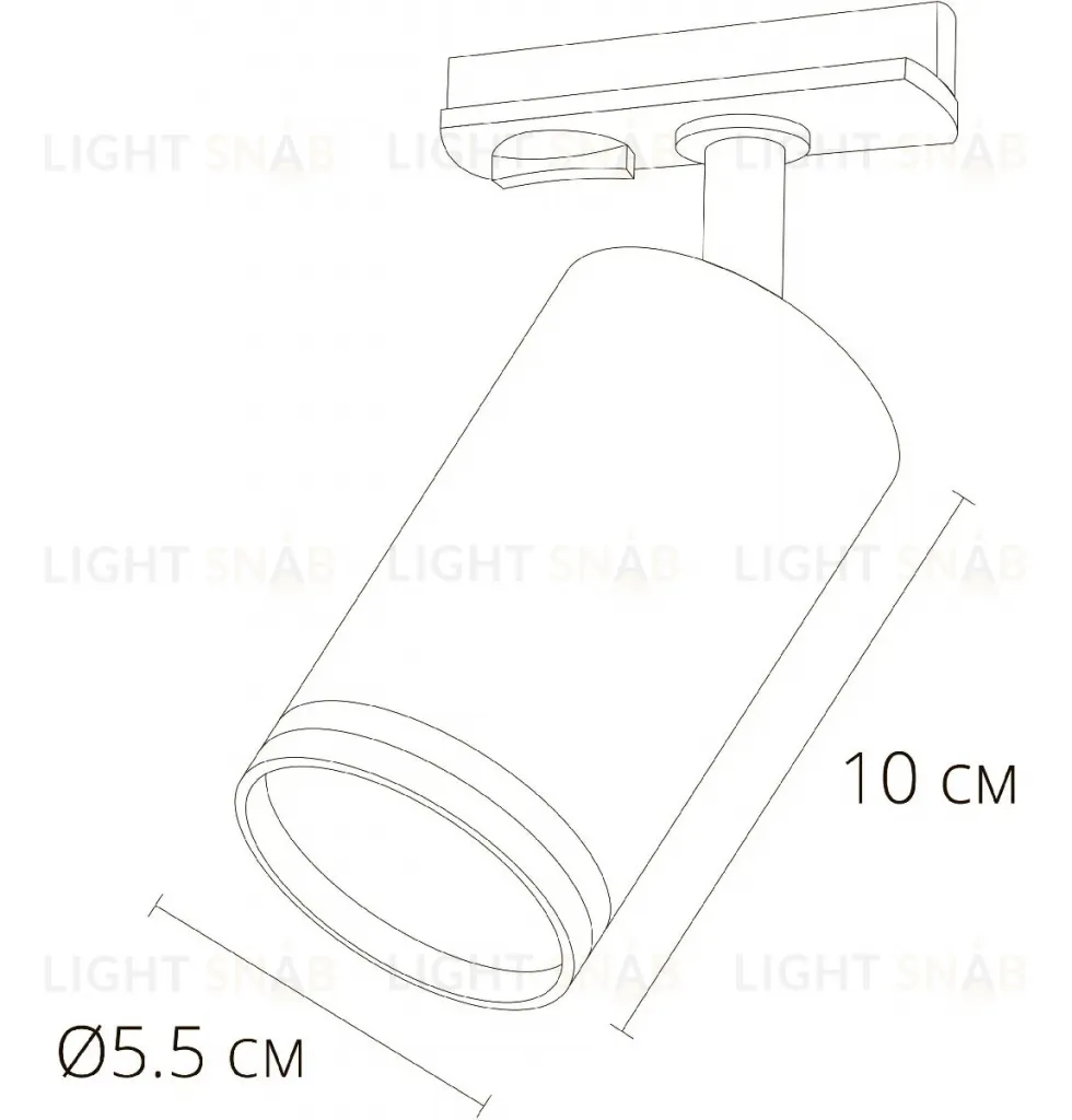 Трековый однофазный светильник Arte Lamp Imai A2364PL-1WH A2364PL-1WH