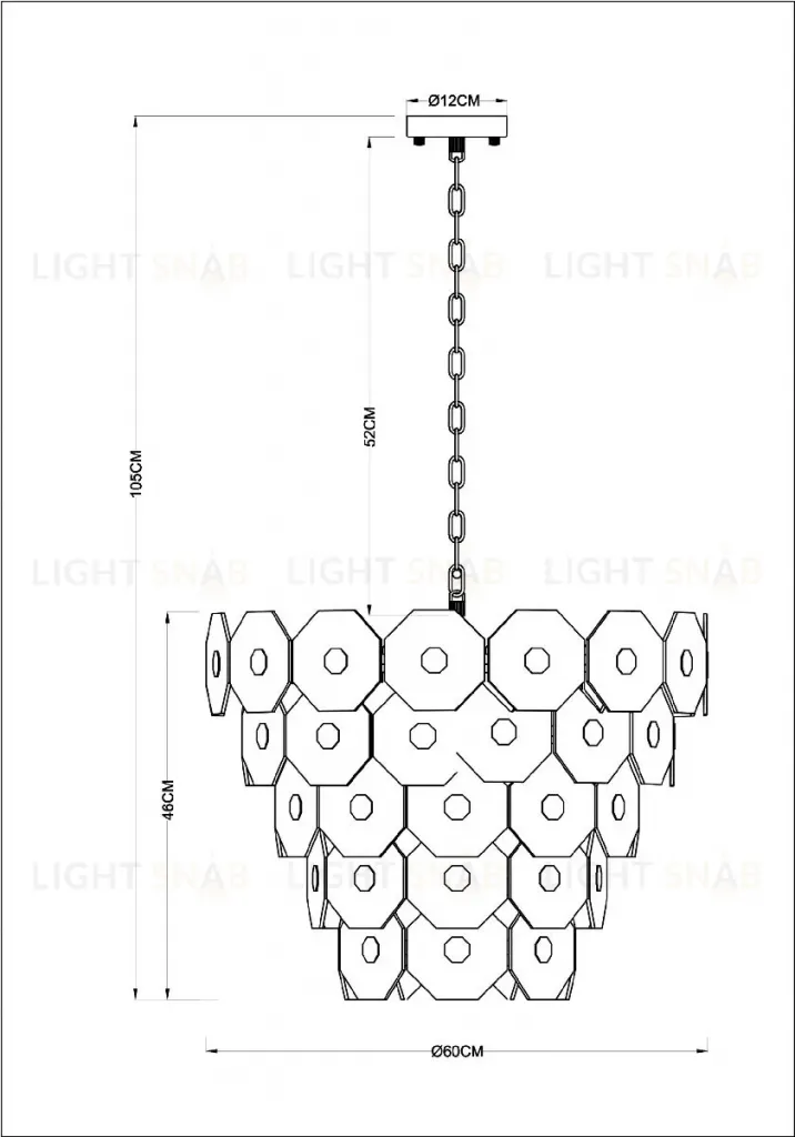 Подвесная люстра Arte Lamp Lambrusco A4069LM-13AB A4069LM-13AB