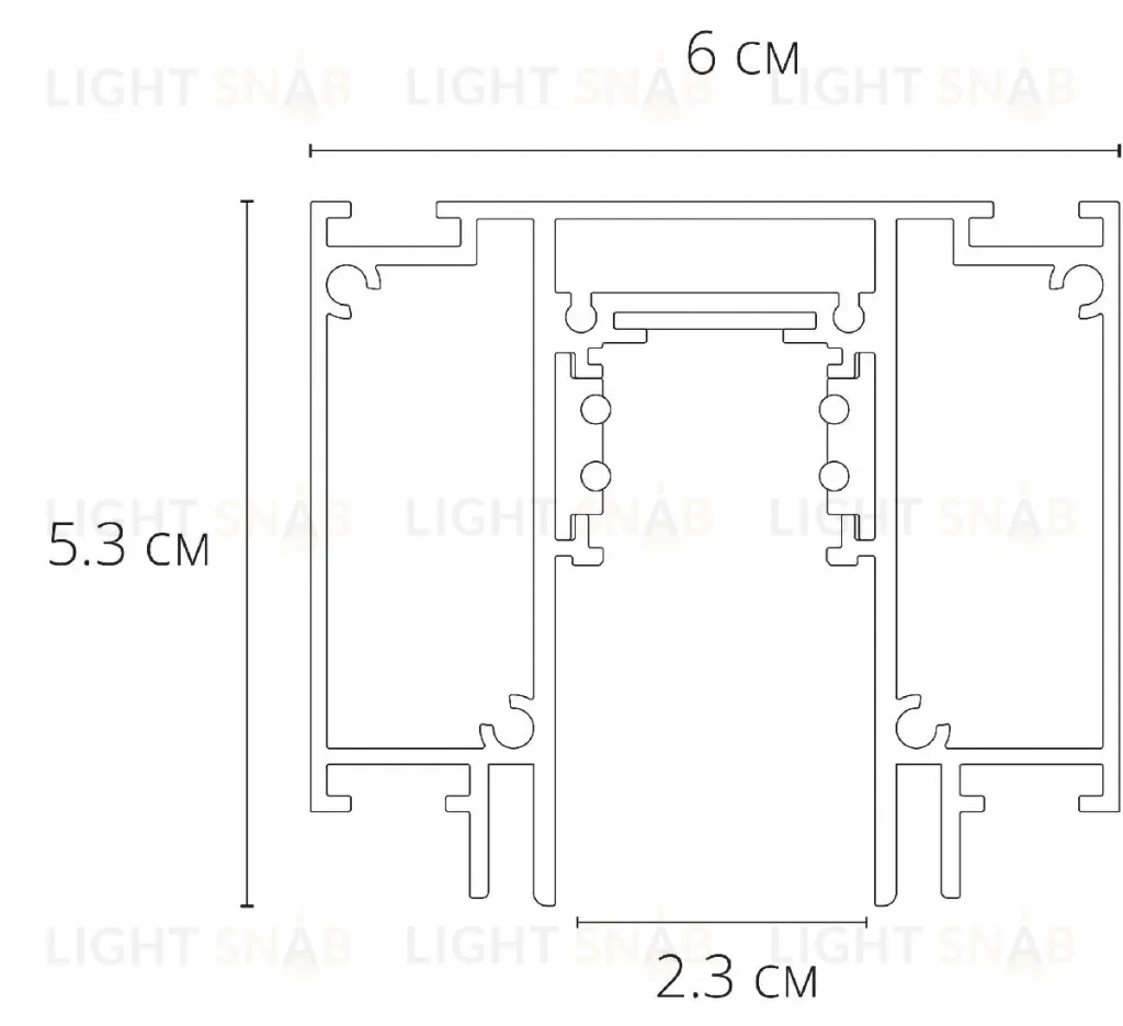 Магнитный шинопровод Arte Lamp Linea-accessories A474233 A474233
