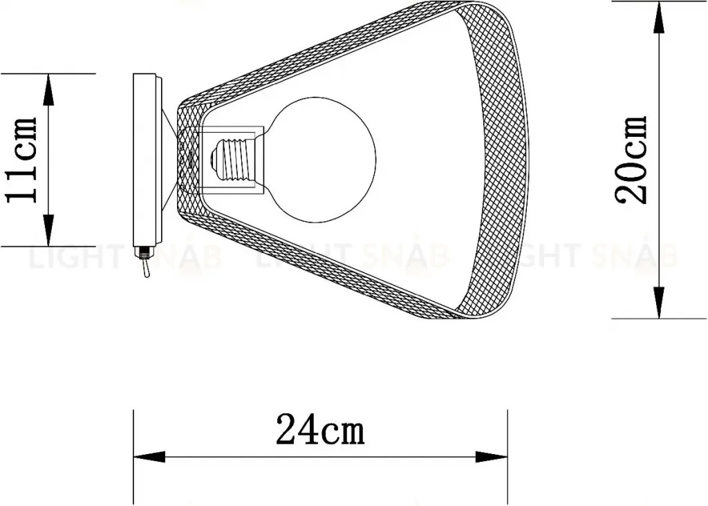 Бра Arte Lamp Maasym A7044AP-1BK A7044AP-1BK