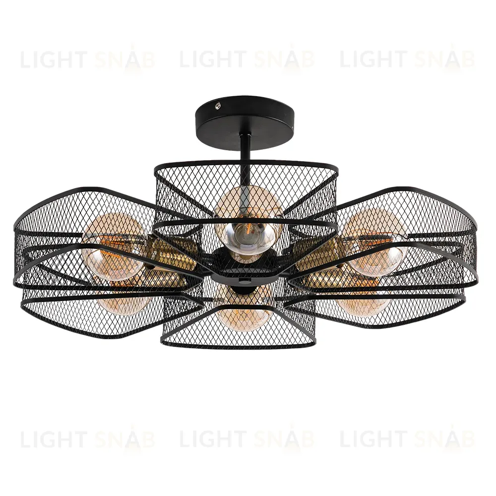 Люстра на штанге Arte Lamp Maasym A7044PL-6BK A7044PL-6BK