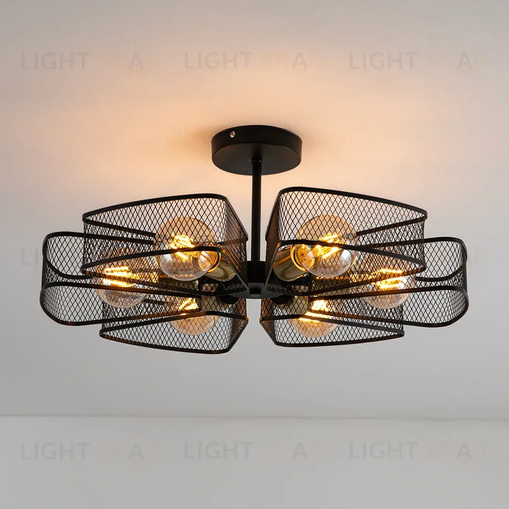 Люстра на штанге Arte Lamp Maasym A7044PL-6BK A7044PL-6BK