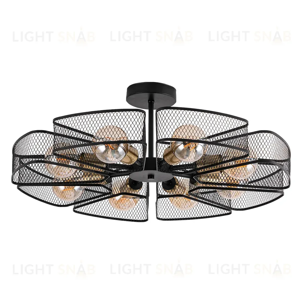 Люстра на штанге Arte Lamp Maasym A7044PL-8BK A7044PL-8BK