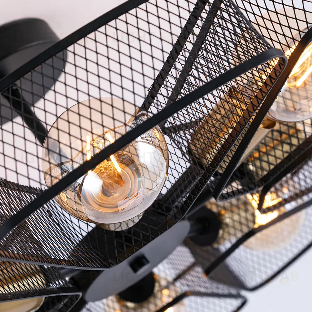 Люстра на штанге Arte Lamp Maasym A7044PL-8BK A7044PL-8BK