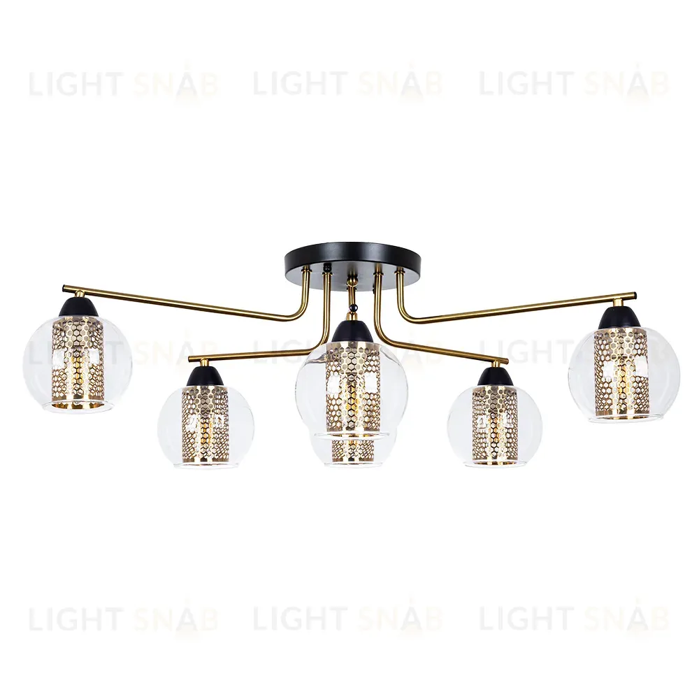 Потолочная люстра Arte Lamp Manchester A7045PL-6BK A7045PL-6BK