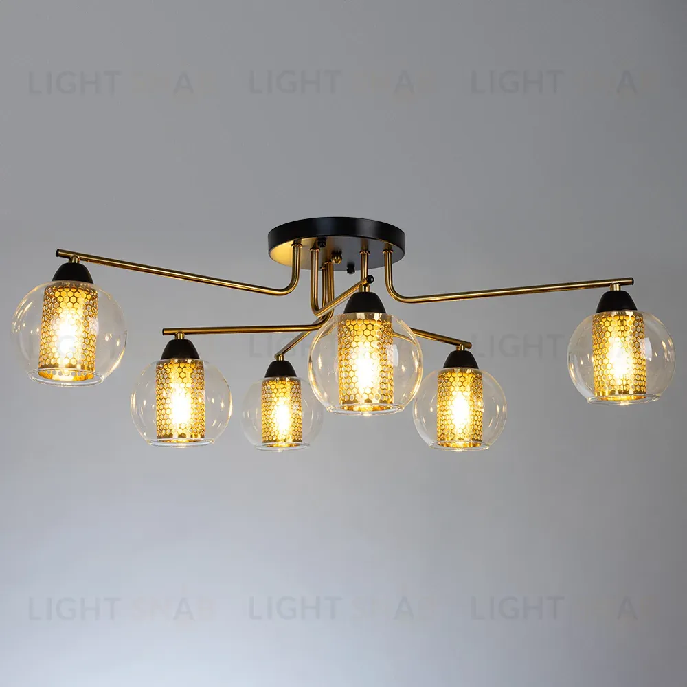 Потолочная люстра Arte Lamp Manchester A7045PL-6BK A7045PL-6BK