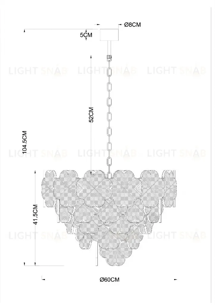 Подвесная люстра Arte Lamp Mallika A4077LM-10GO A4077LM-10GO