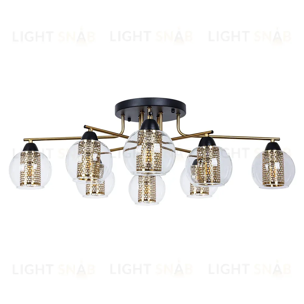 Потолочная люстра Arte Lamp Manchester A7045PL-8BK A7045PL-8BK
