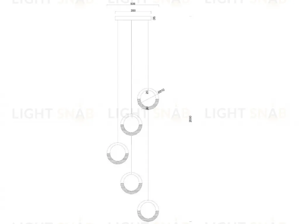 Каскадная люстра Arte Lamp Montana A7777SP-5GO A7777SP-5GO
