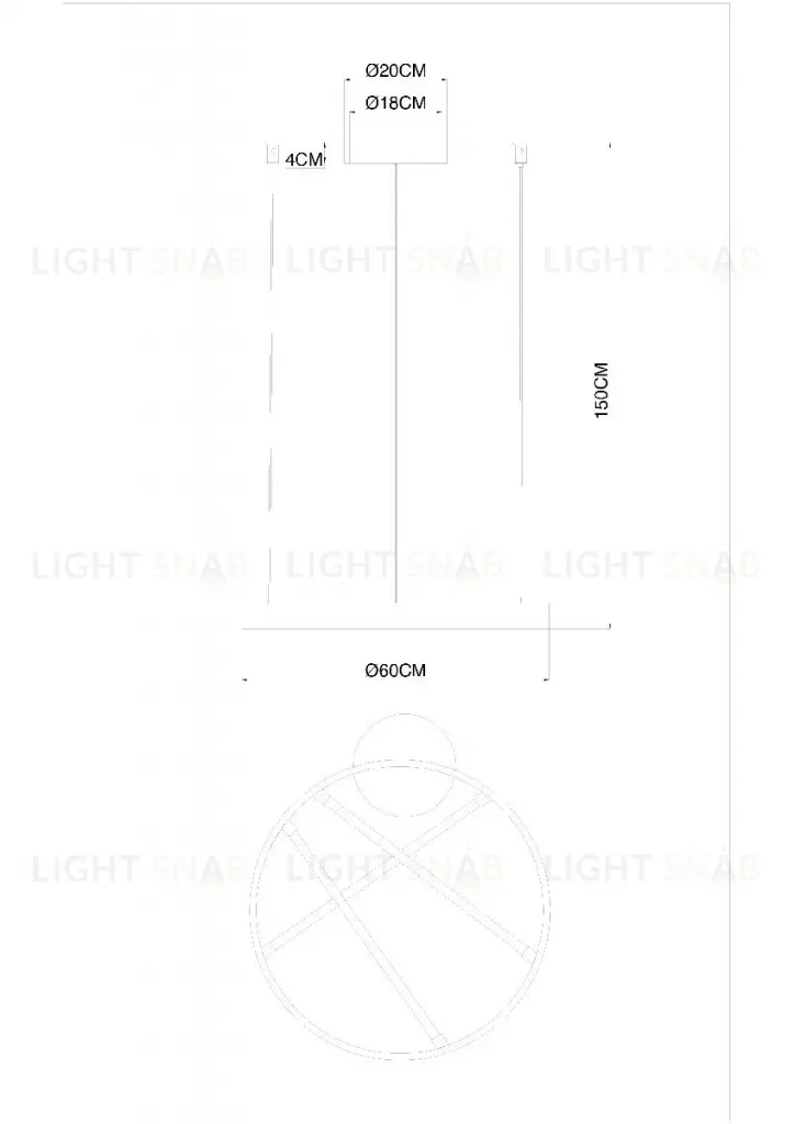 Подвесная люстра Arte Lamp Ricco A1874SP-32BK A1874SP-32BK