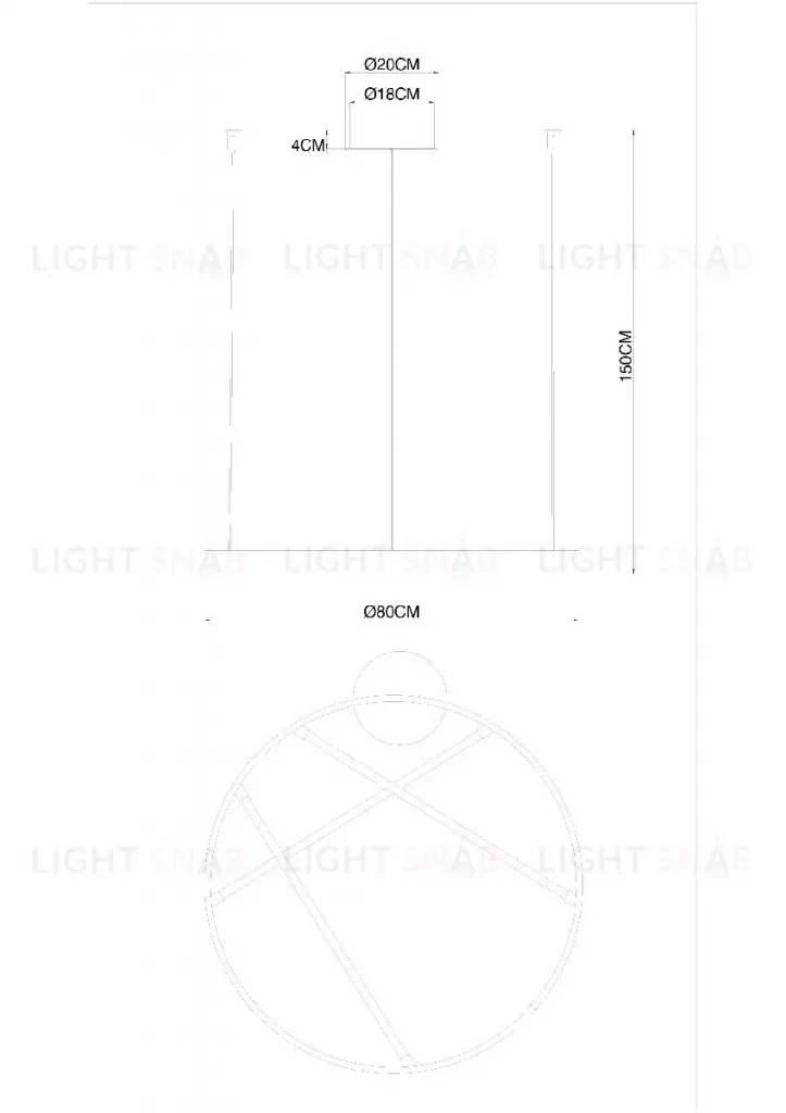 Подвесная люстра Arte Lamp Ricco A1874SP-45BK A1874SP-45BK