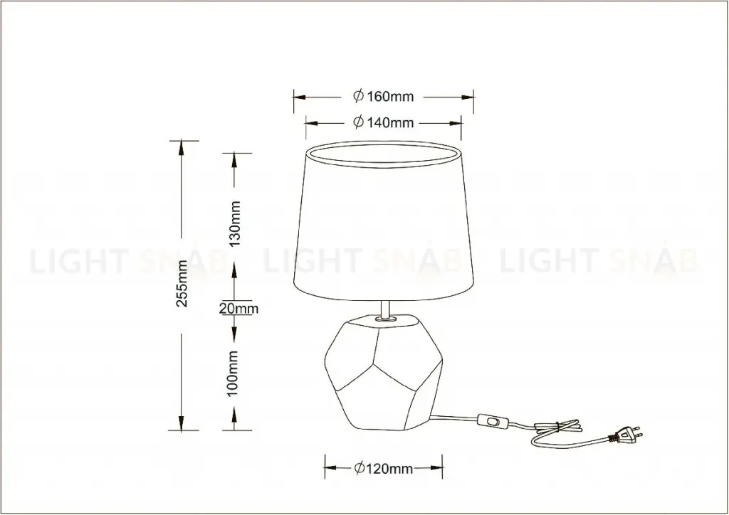 Настольная лампа Arte Lamp Zibal A5005LT-1WH A5005LT-1WH