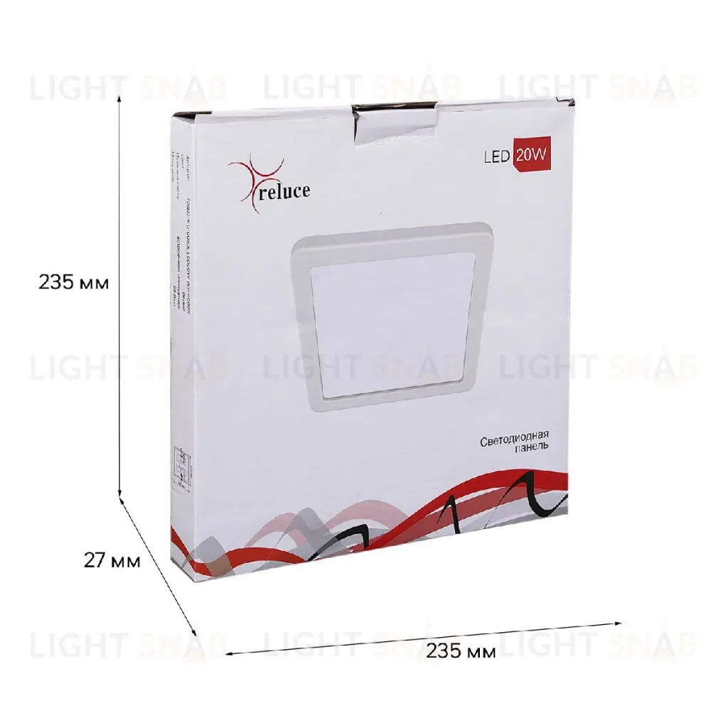 Встраиваемый светильник Reluce 70602-9.0-001OL LED20W WH 4000K 70602-9.0-001OL LED20W WH 4000K