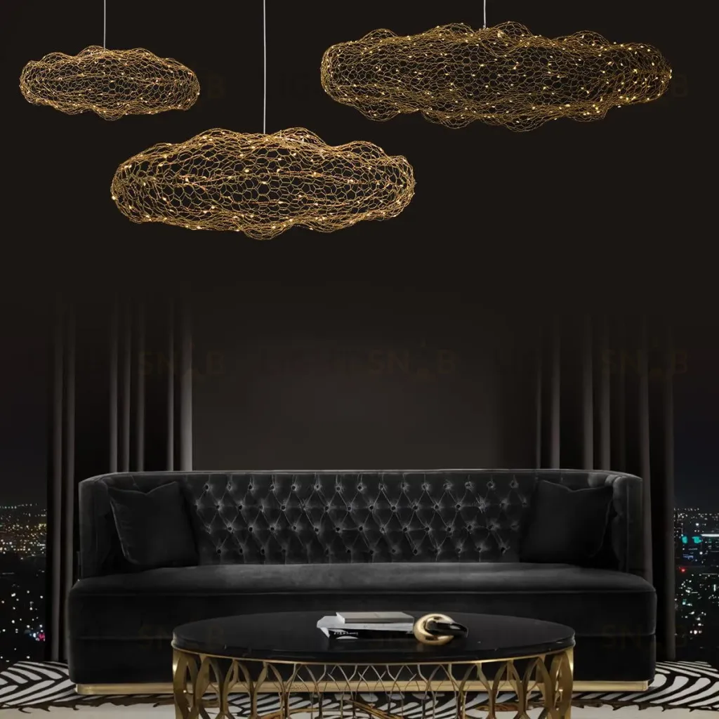 Подвесная люстра Loft IT Cloud 10247/1000 Gold 10247/1000 Gold