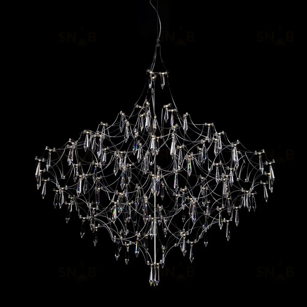 Подвесная люстра Loft IT Mira 10259/1000 Silver Asfour 10259/1000 Silver Asfour
