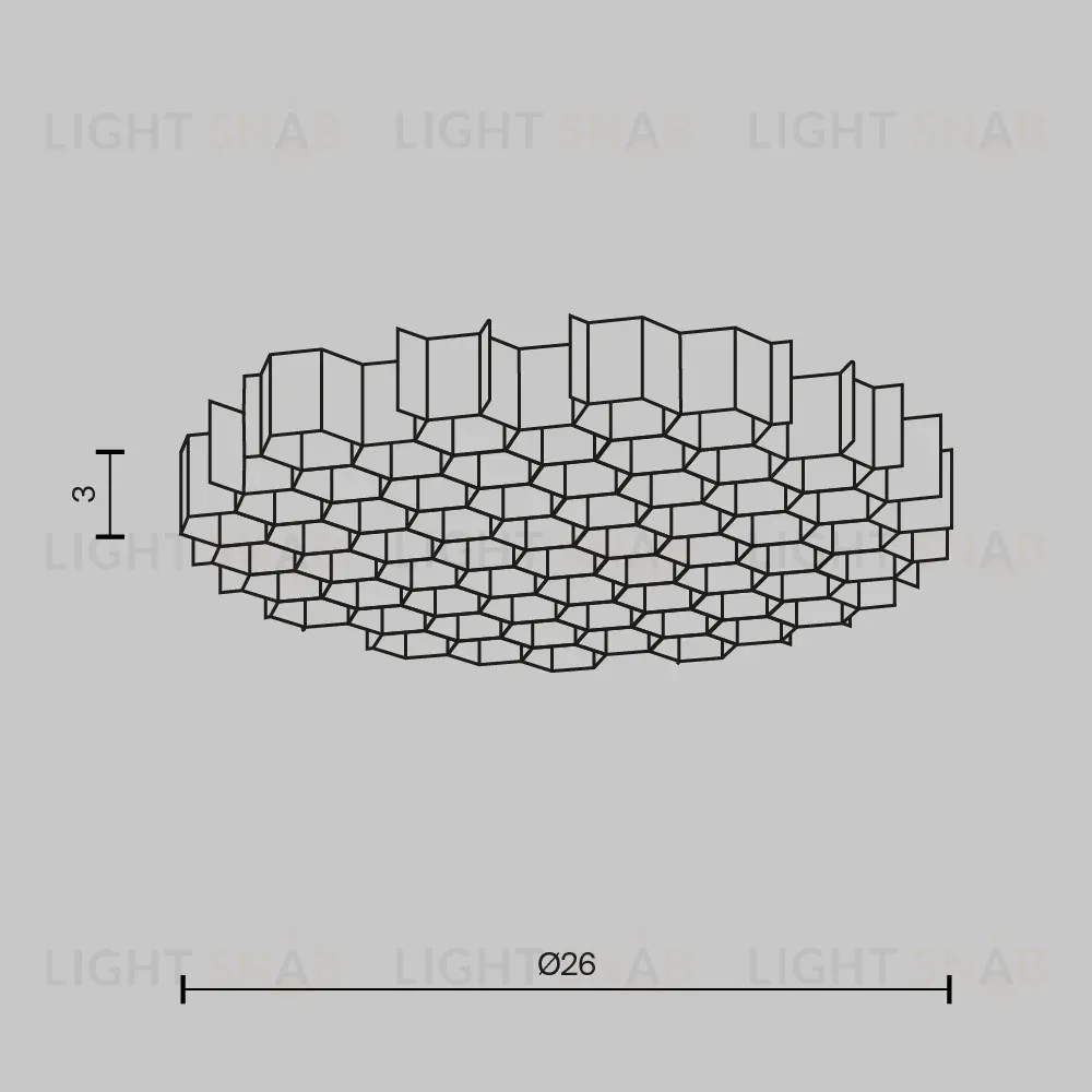 Светофильтр Maytoni Wise HoneyComb-D26 HoneyComb-D26