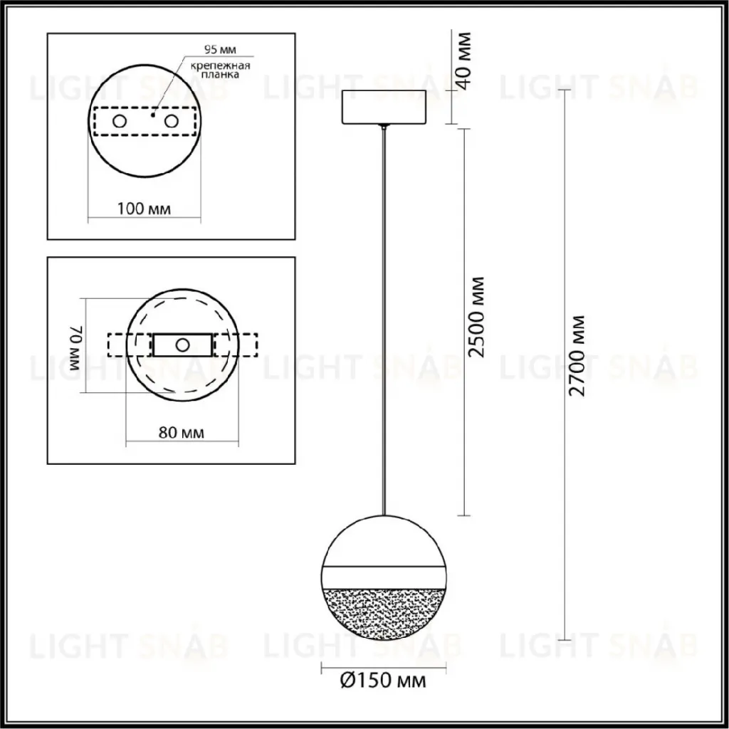 Подвесной светильник Odeon Light Roni 5036/12L 5036/12L