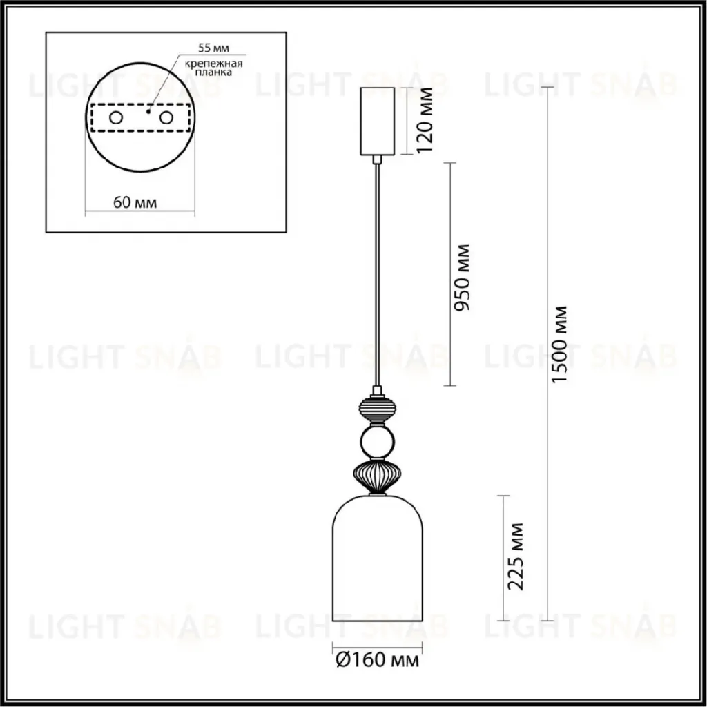 Подвесной светильник Odeon Light Palleta 5045/12L 5045/12L