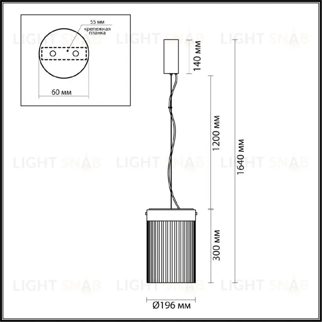 Подвесной светильник Odeon Light Pillari 5047/15L 5047/15L