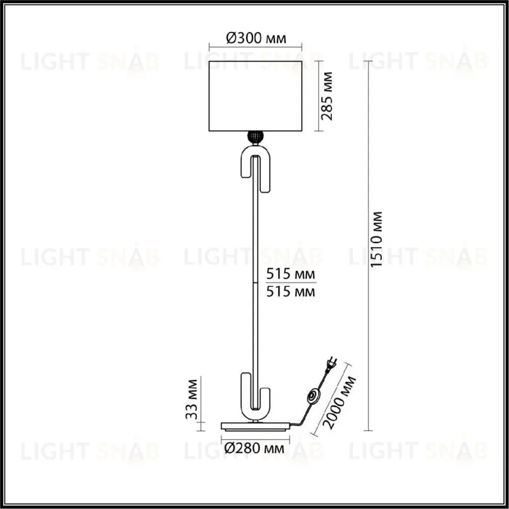 Торшер Odeon Light Bagel 5410/1FA 5410/1FA