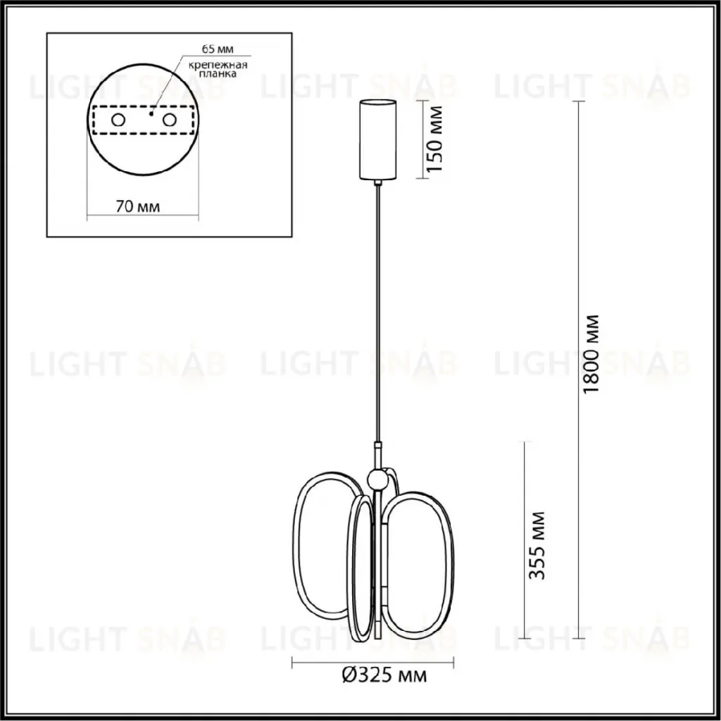 Подвесная люстра Odeon Light Piuma 6665/38L 6665/38L