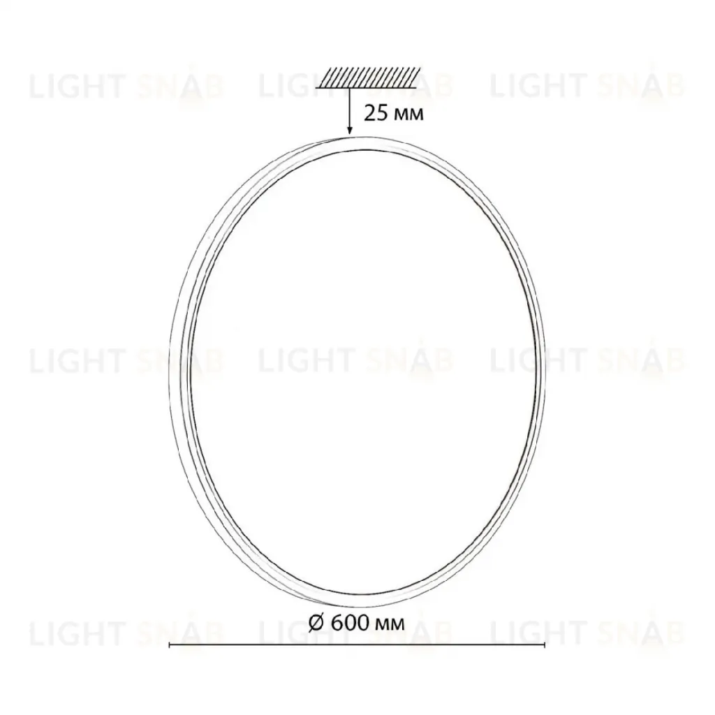 Потолочный светильник Sonex Alfa black 7660/48L 7660/48L