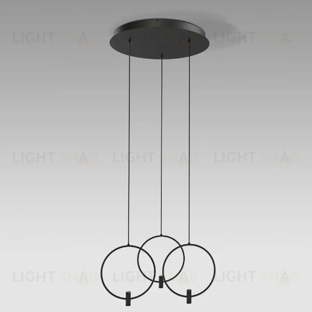 Подвесная люстра Eurosvet Layla 50257/3 LED черный a065627 50257/3 LED черный