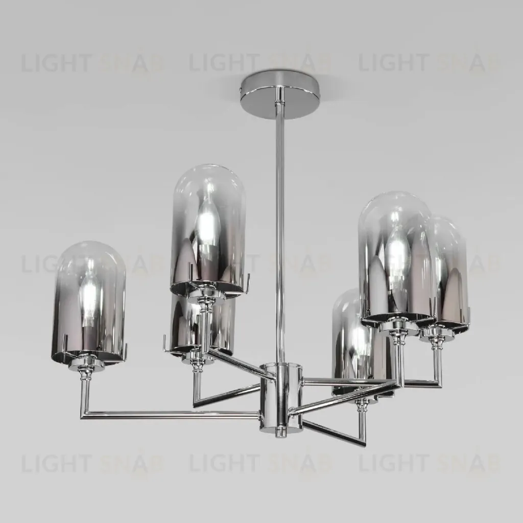 Люстра на штанге Eurosvet Pluto 60156/6 хром a065043 60156/6 хром
