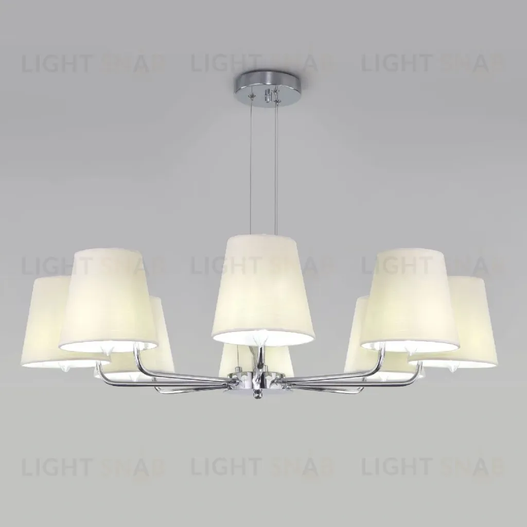 Подвесная люстра Eurosvet Amaretto 60155/8 хром a065003 60155/8 хром