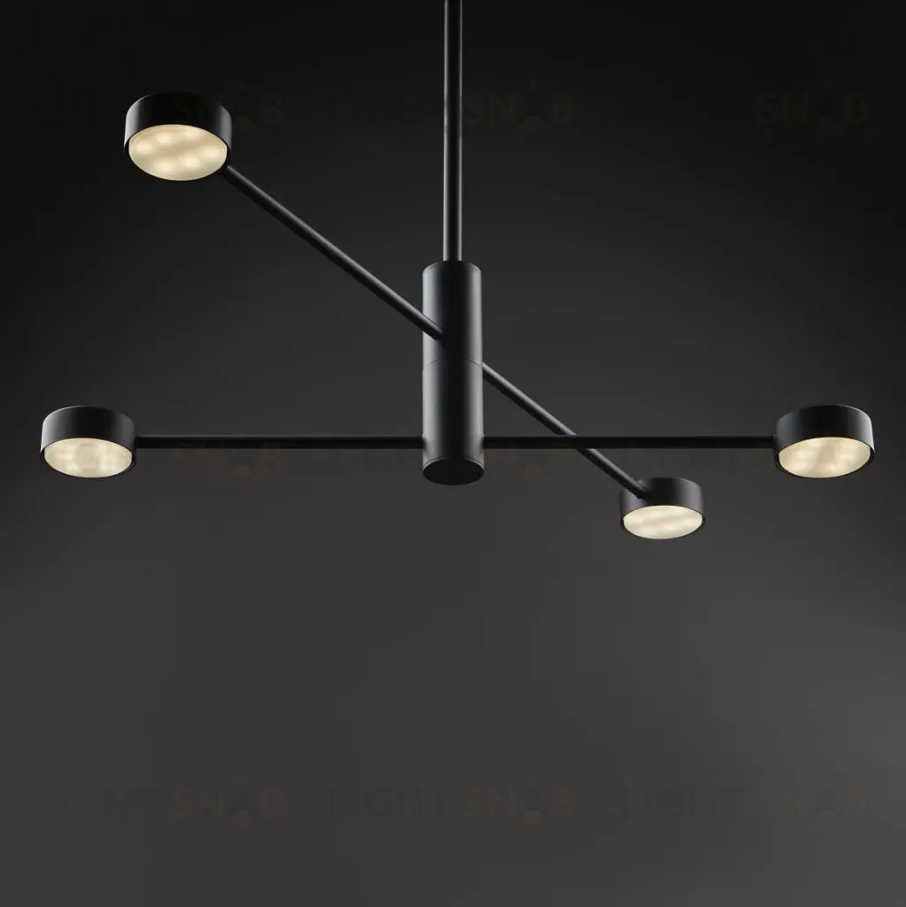 Люстра на штанге Freya Tactic FR5363CL-04B FR5363CL-04B