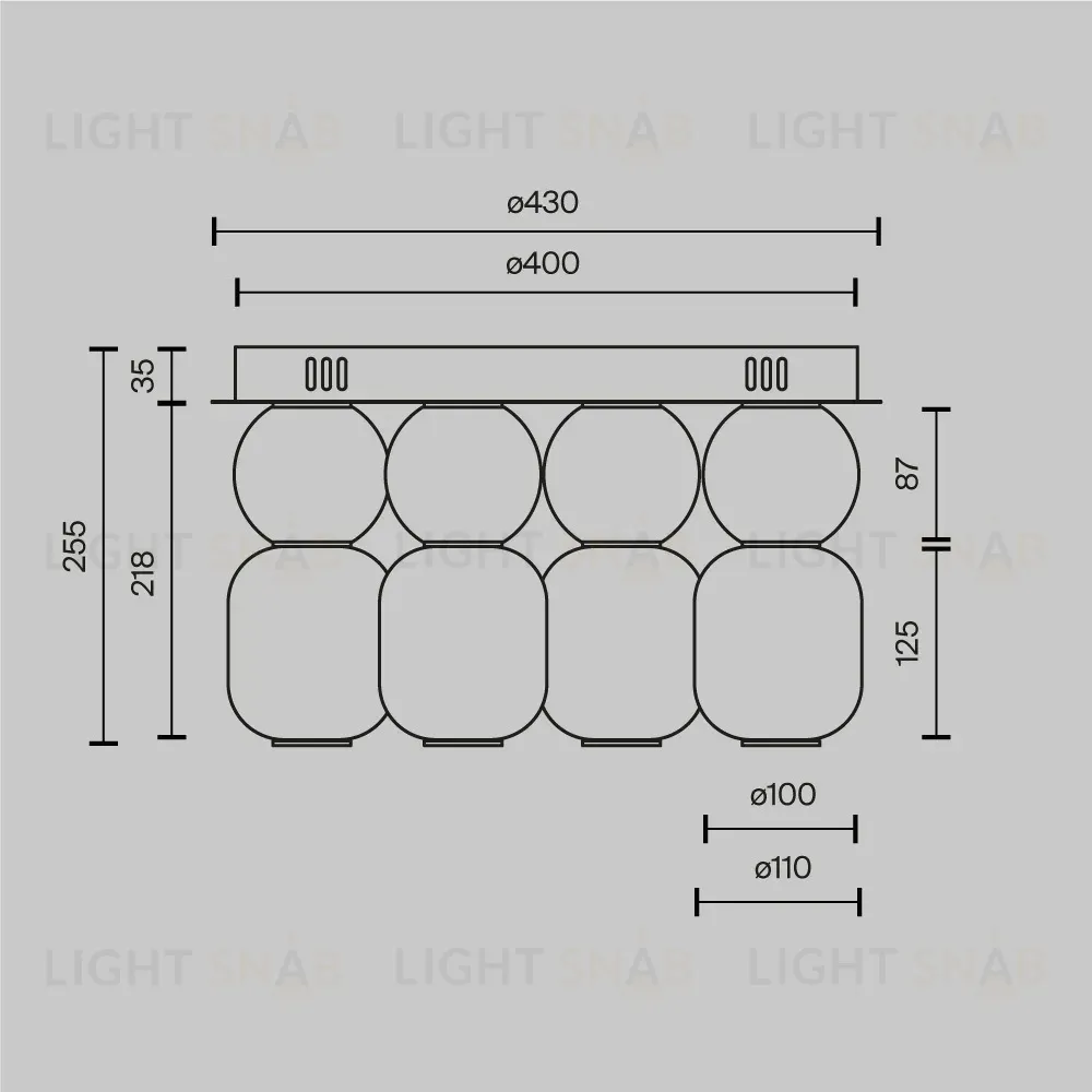 Потолочный светильник Maytoni Drop MOD273CL-L60G3K MOD273CL-L60G3K
