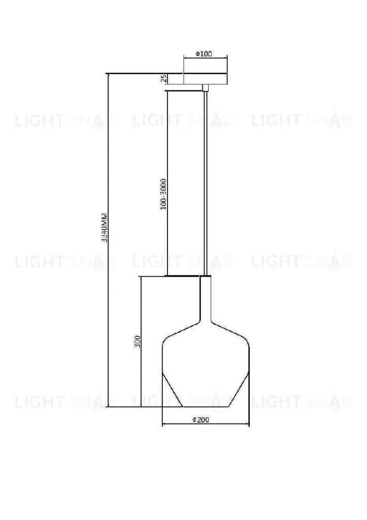 Подвесной светильник Maytoni Duality MOD271PL-01B6 MOD271PL-01B6