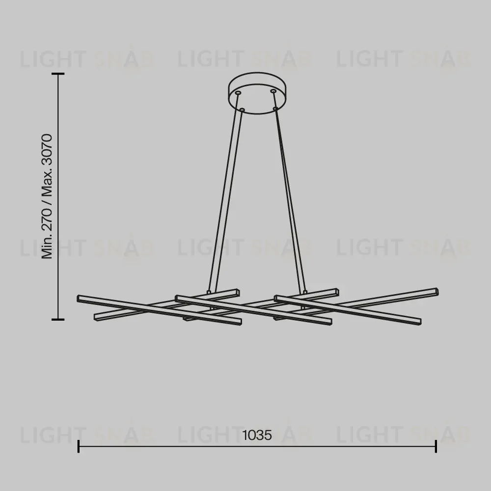 Подвесная люстра Maytoni Halo MOD244PL-L50BK MOD244PL-L50BK