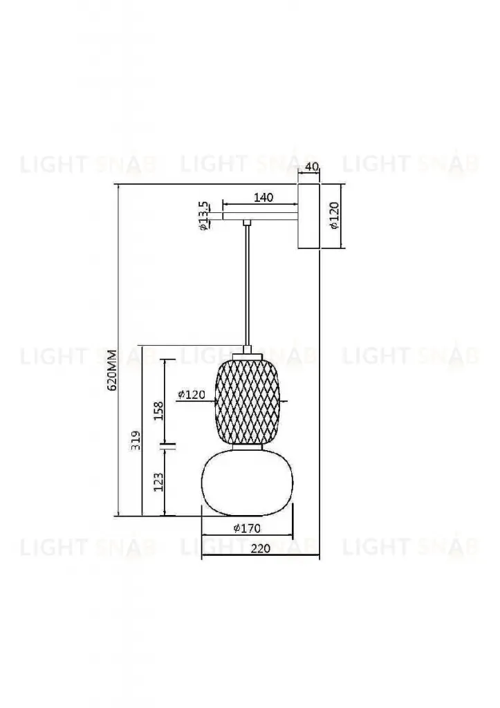 Бра Maytoni Pattern MOD267WL-L18CH3K MOD267WL-L18CH3K