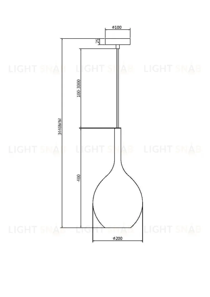 Подвесной светильник Maytoni Duality MOD271PL-01B3 MOD271PL-01B3