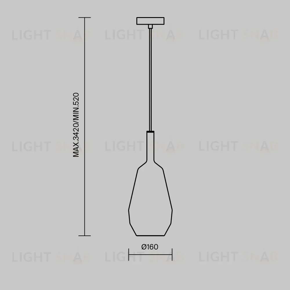 Подвесной светильник Maytoni Duality MOD271PL-01B9 MOD271PL-01B9