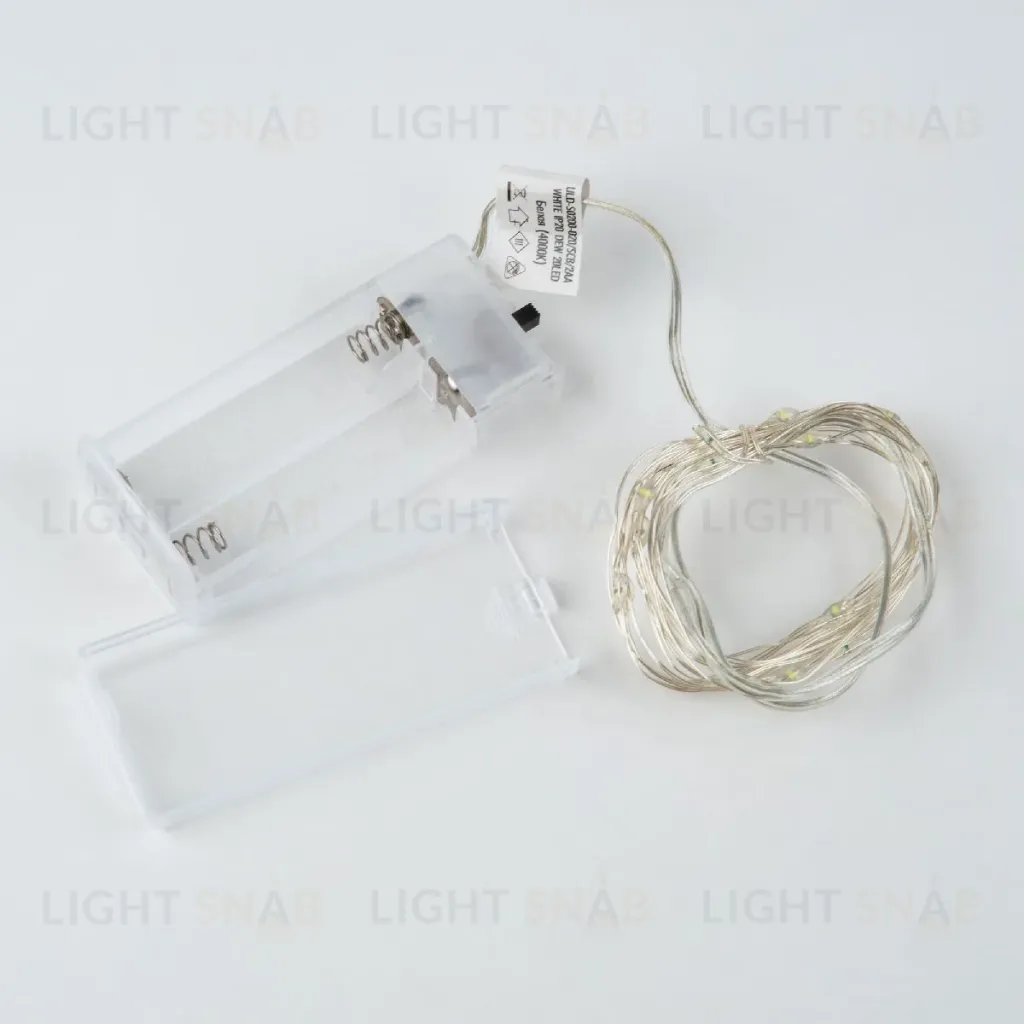 Гирлянда Uniel ULD-S0200-020/SСB/2AA WHITE IP20 DEW UL-00010896 ULD-S0200-020/SСB/2AA WHITE IP20 DEW
