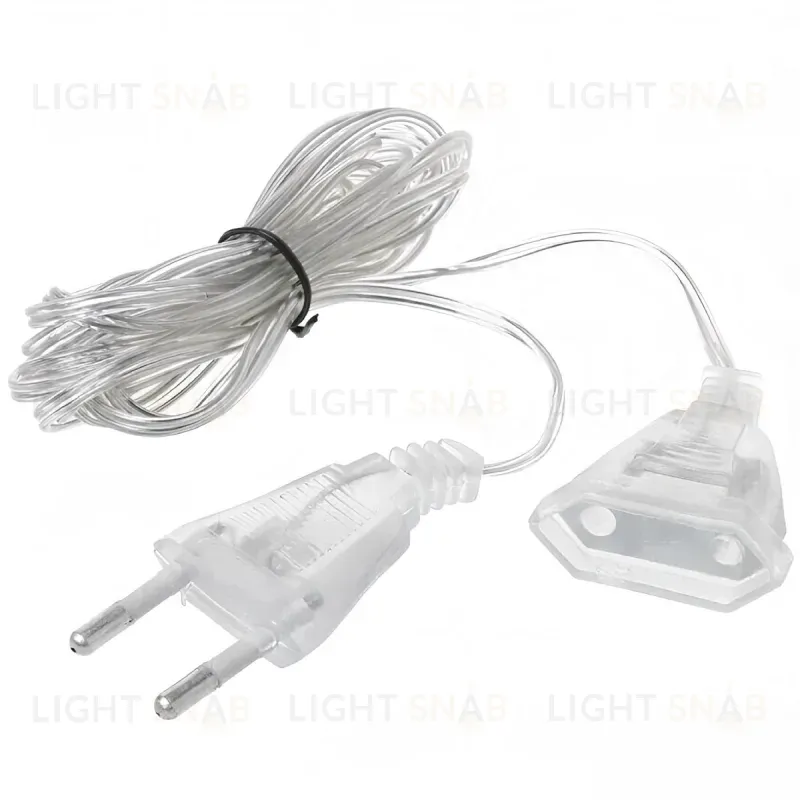 Удлинитель для подключения гирлянд Uniel UCX-Y25/100W-500 CLEAR UL-00010944 UCX-Y25/100W-500 CLEAR