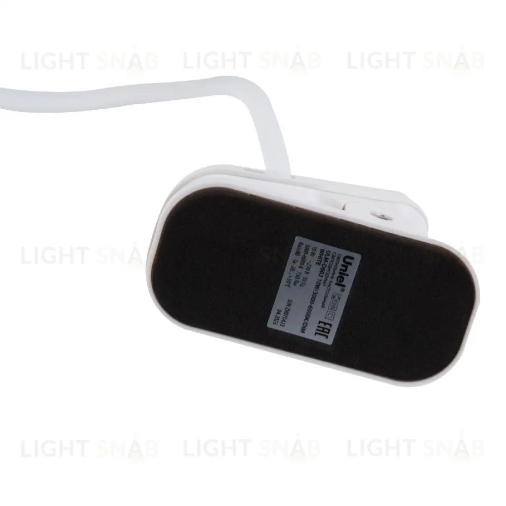 Настольная лампа Uniel ULM-D602 10W/3000-6000K/DIM WHITE UL-00011095 ULM-D602 10W/3000-6000K/DIM WHITE