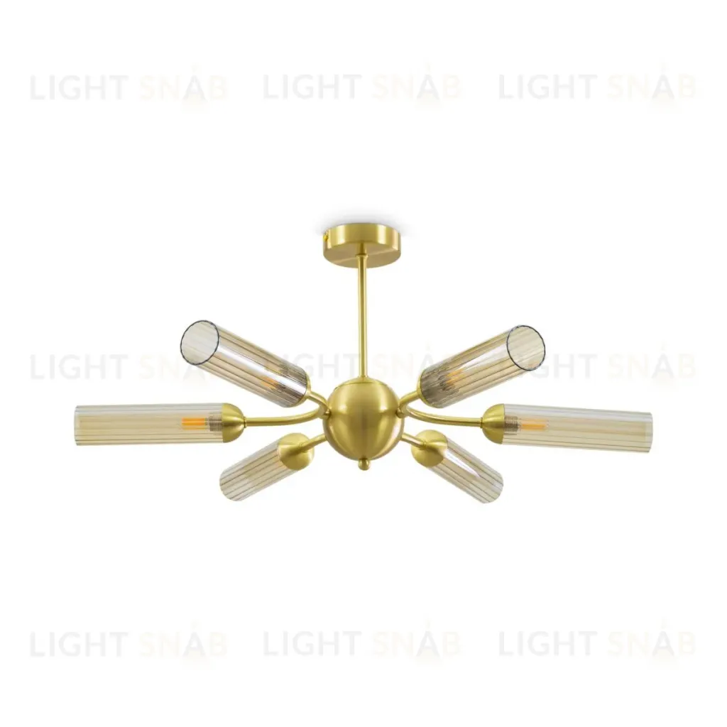 Люстра на штанге Freya Borgy FR5379CL-06G FR5379CL-06G