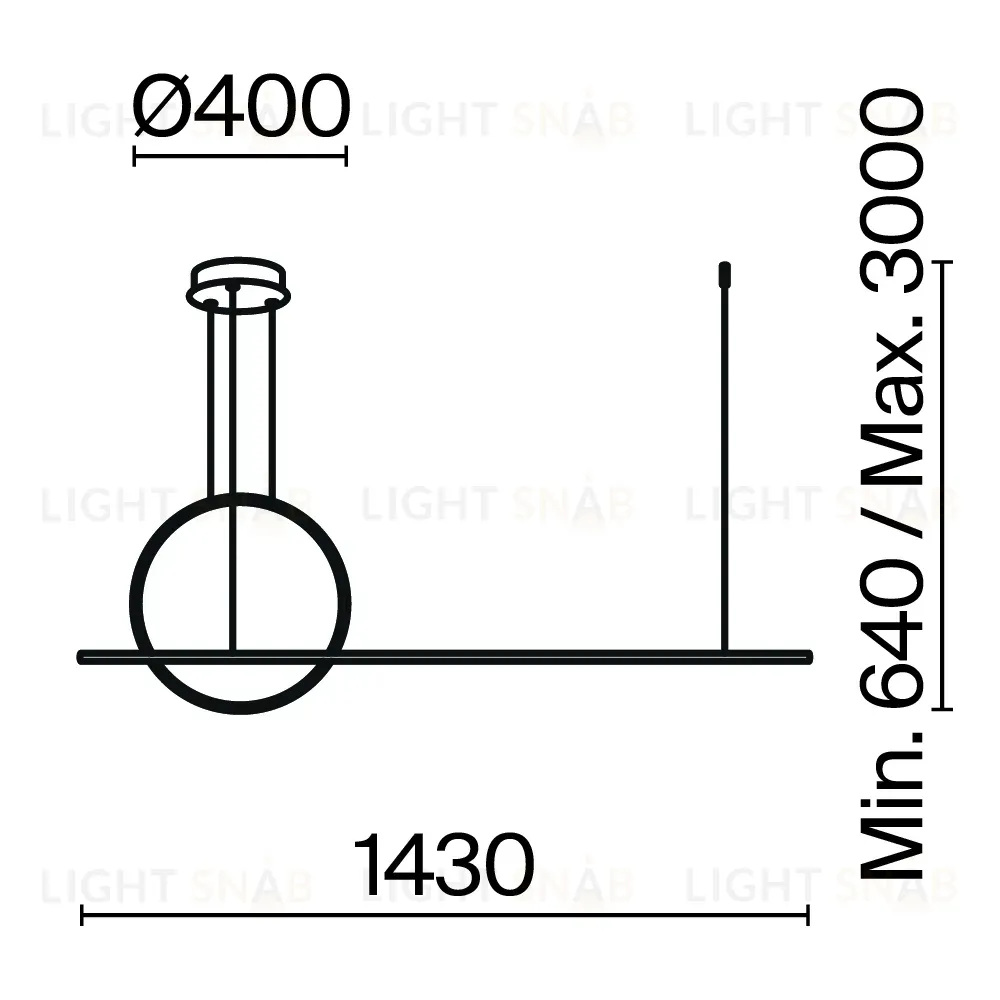 Подвесная люстра Maytoni Halo MOD247PL-L49BK MOD247PL-L49BK