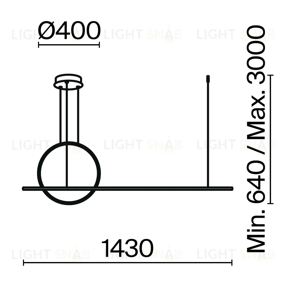 Подвесная люстра Maytoni Halo MOD247PL-L49BSK MOD247PL-L49BSK