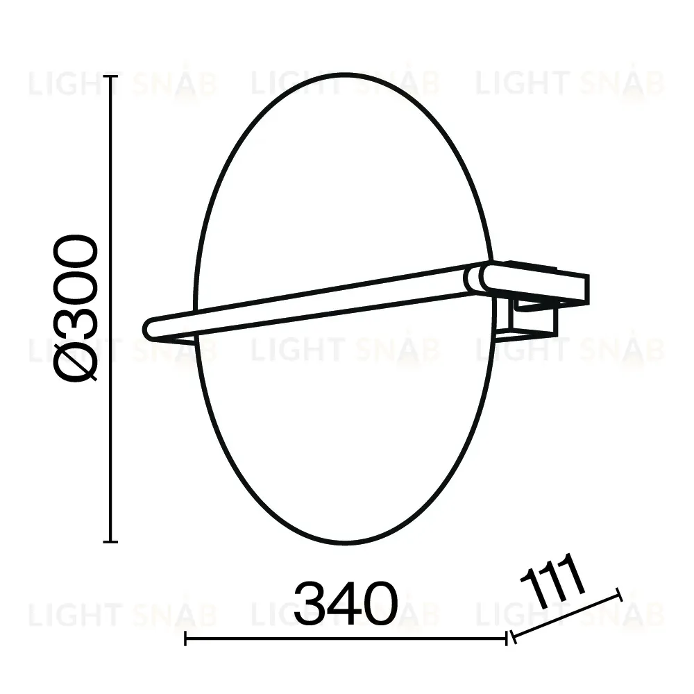 Настенный светильник Maytoni Mira MOD279WL-L14G3K MOD279WL-L14G3K