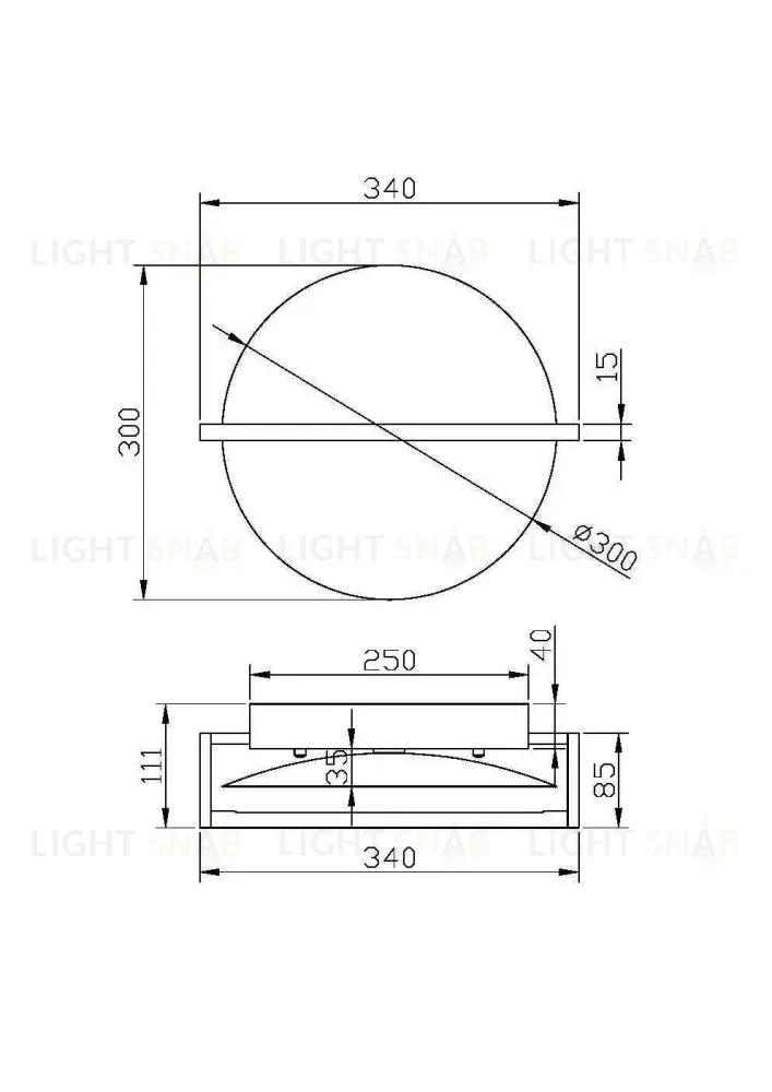 Настенный светильник Maytoni Mira MOD279WL-L14G3K MOD279WL-L14G3K