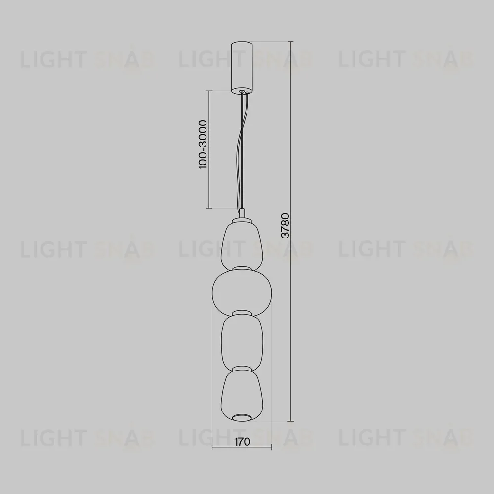 Подвесной светильник Maytoni Pattern MOD267PL-L32G3K MOD267PL-L32G3K