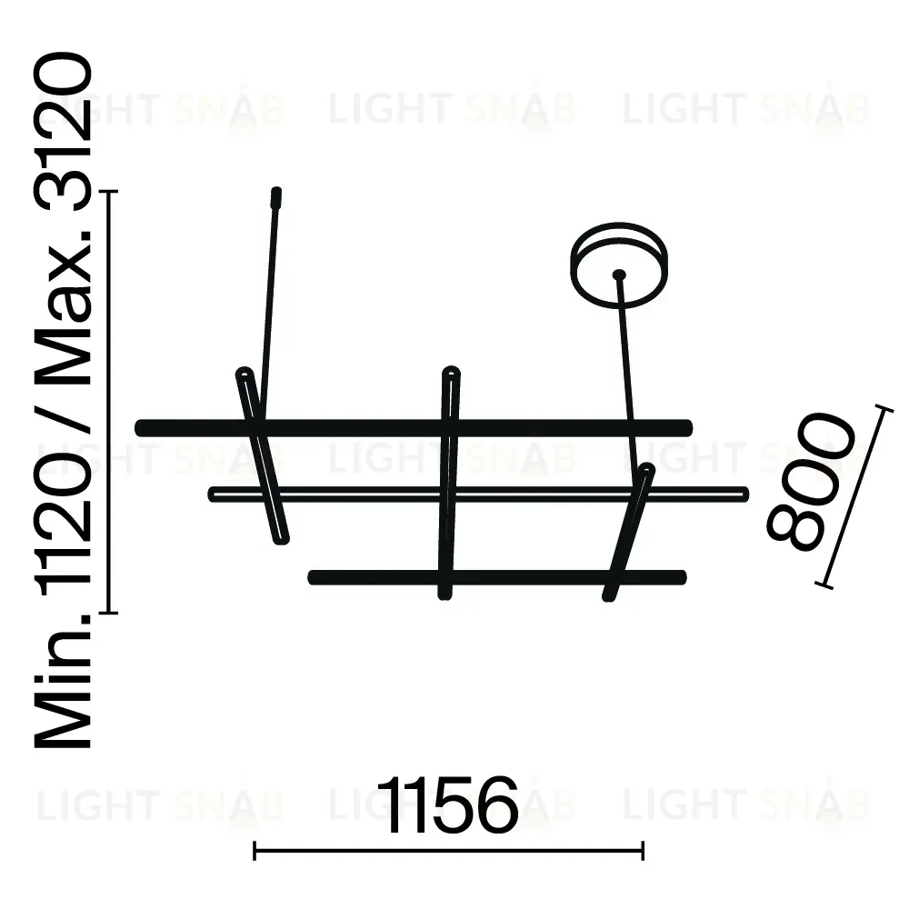 Подвесная люстра Maytoni Radiance MOD278PL-L86G3K MOD278PL-L86G3K